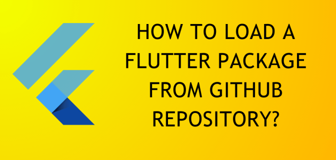 How To Install A Flutter Package From GitHub Repository?