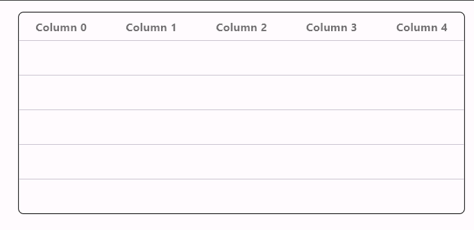 How To Style Datatable in Flutter result